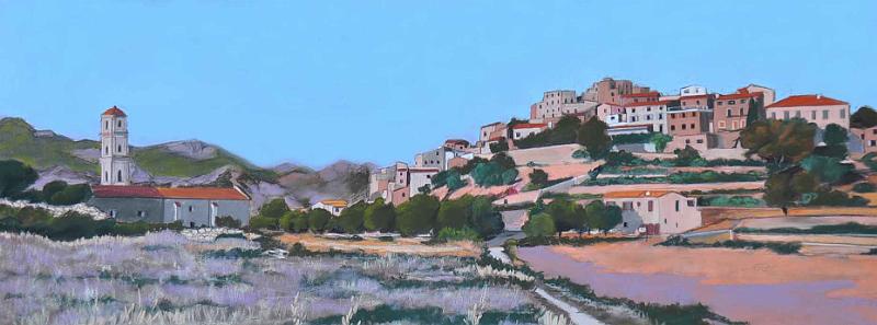 san antonino 2B.jpg - Pastel format /size 30 x 70